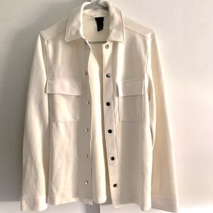 H&M Cream Fabric Outerwear workshirt